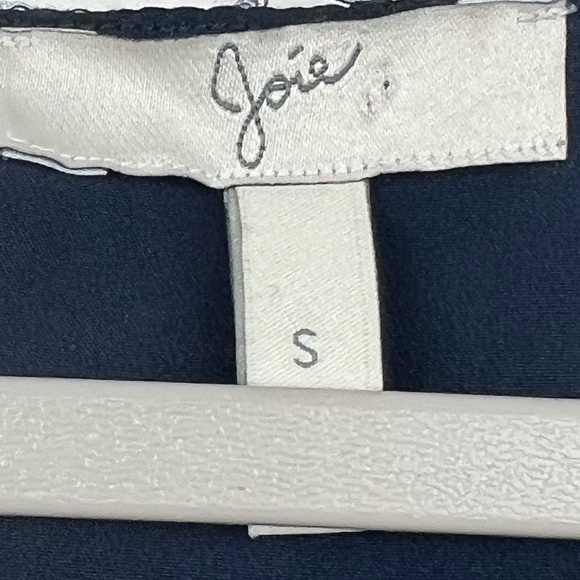 Joie Kayture Navy Silk Romper in Printed Georgette - Picture 14 of 16